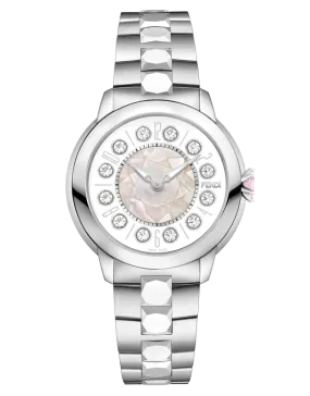 Fendi IShine - Watch with rotating gemstones on the dial - F121034500T01 - 769756