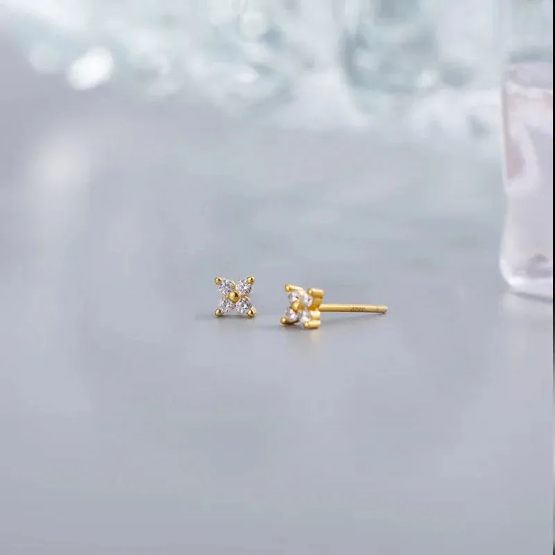 Flower Small Stud Earrings