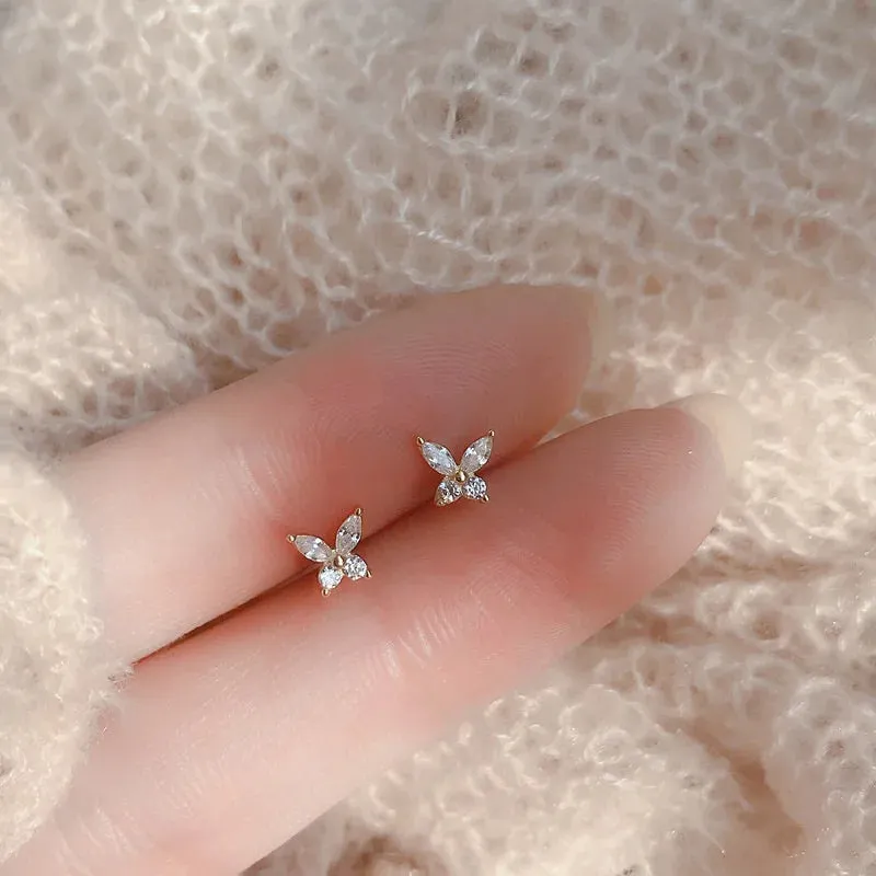 Flower Small Stud Earrings