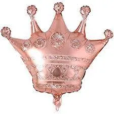 Foil Balloon Rose Gold Crown 1 pcs 30inch