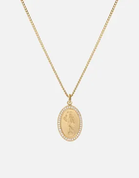Fortuna Necklace, Gold Vermeil/Sapphire
