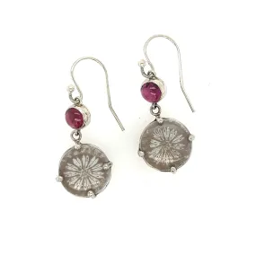 Fossilized Coral Earrings