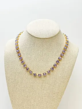 Gemstone Necklace - Lavender