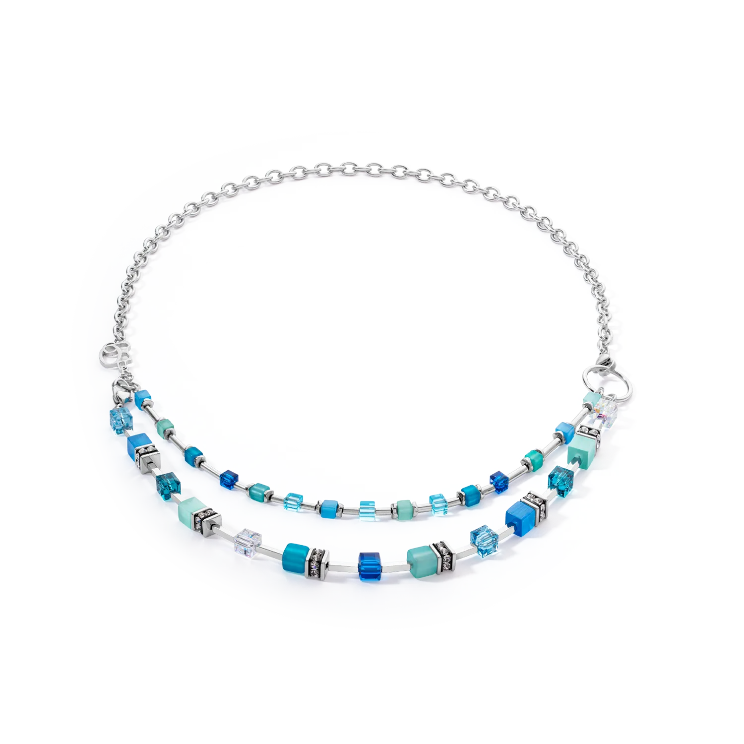 GeoCUBE® Iconic Layer Chain necklace Ocean Vibes