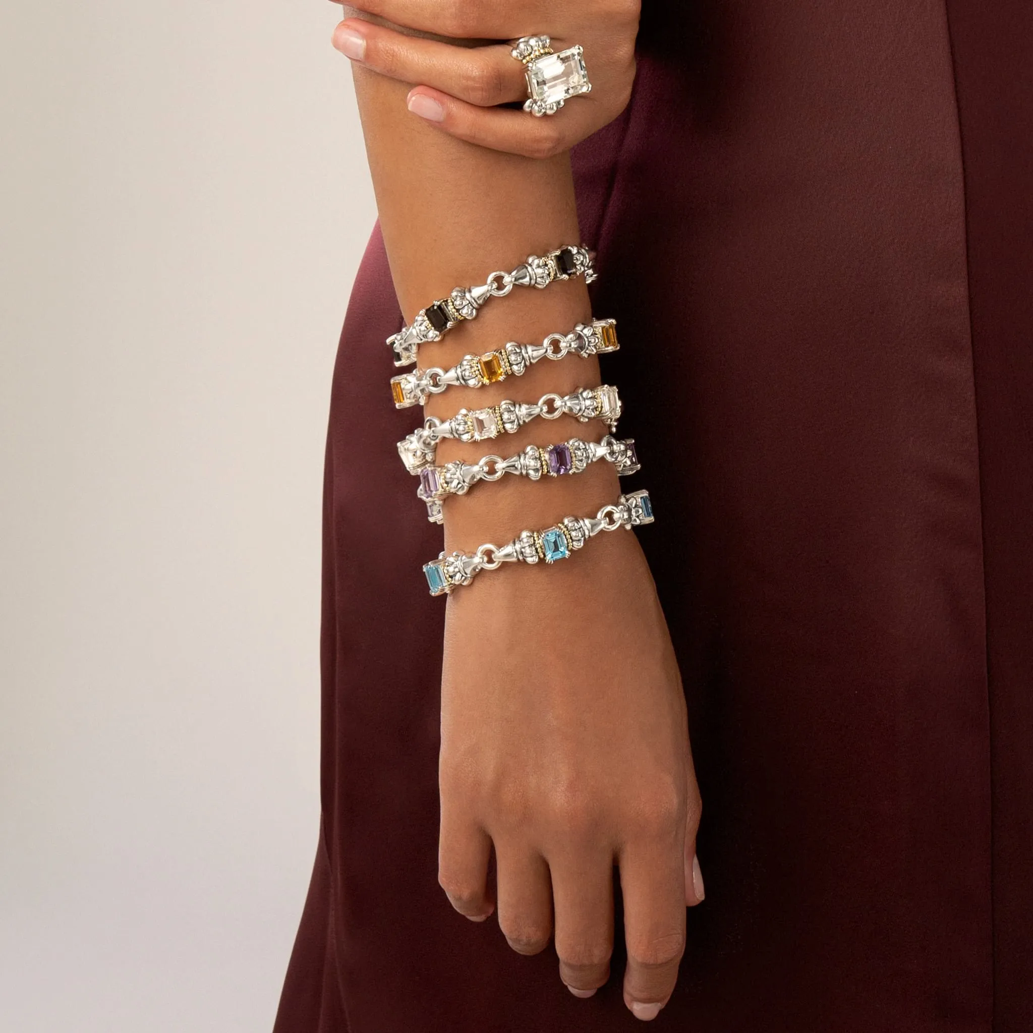 Glacier Classic Swiss Blue Topaz Bracelet