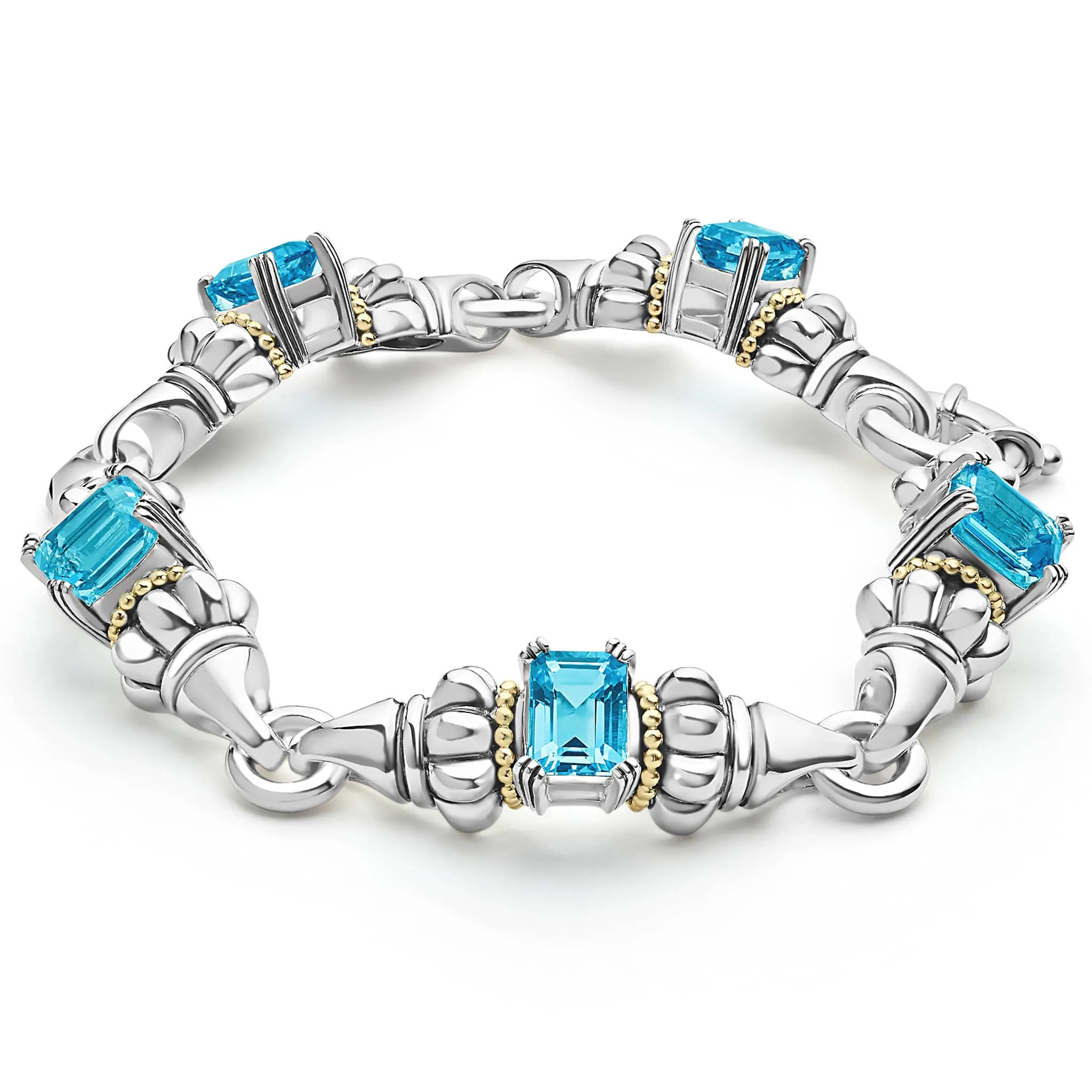 Glacier Classic Swiss Blue Topaz Bracelet