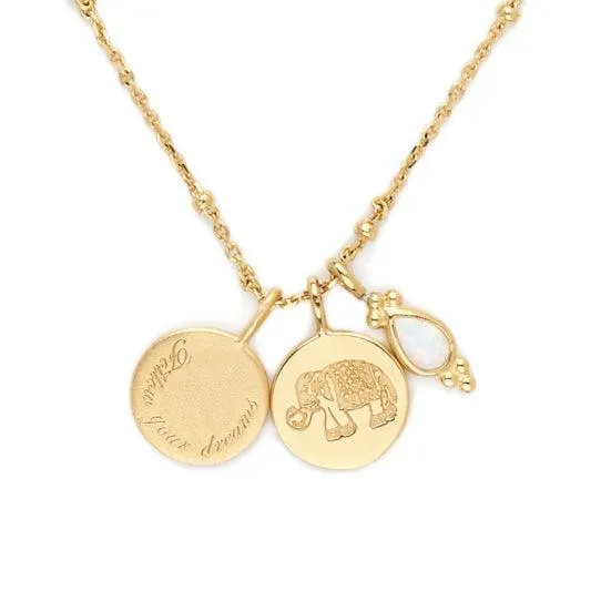 Gold Follow Your Dreams Necklace