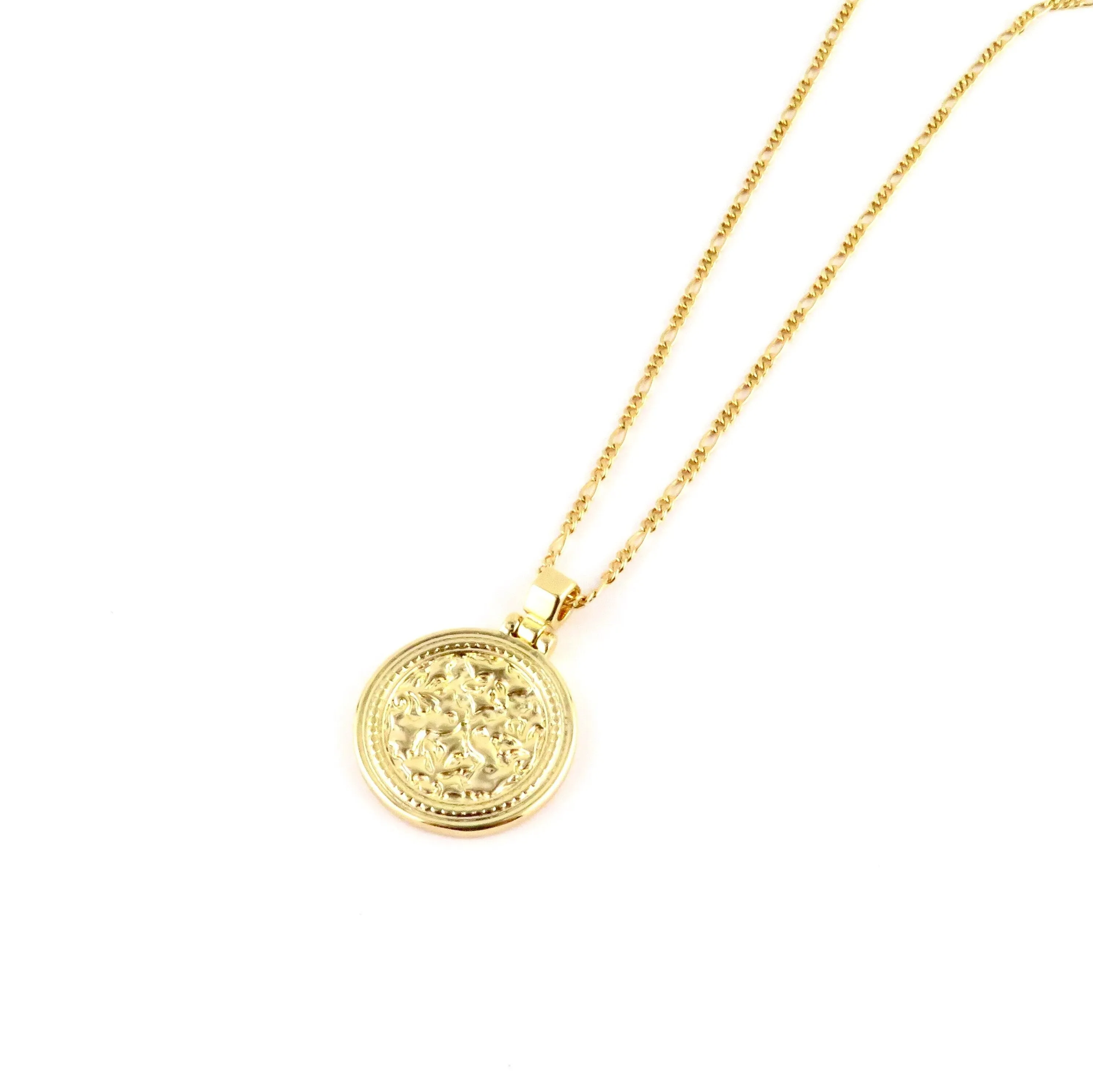 Gold Medallion Necklace