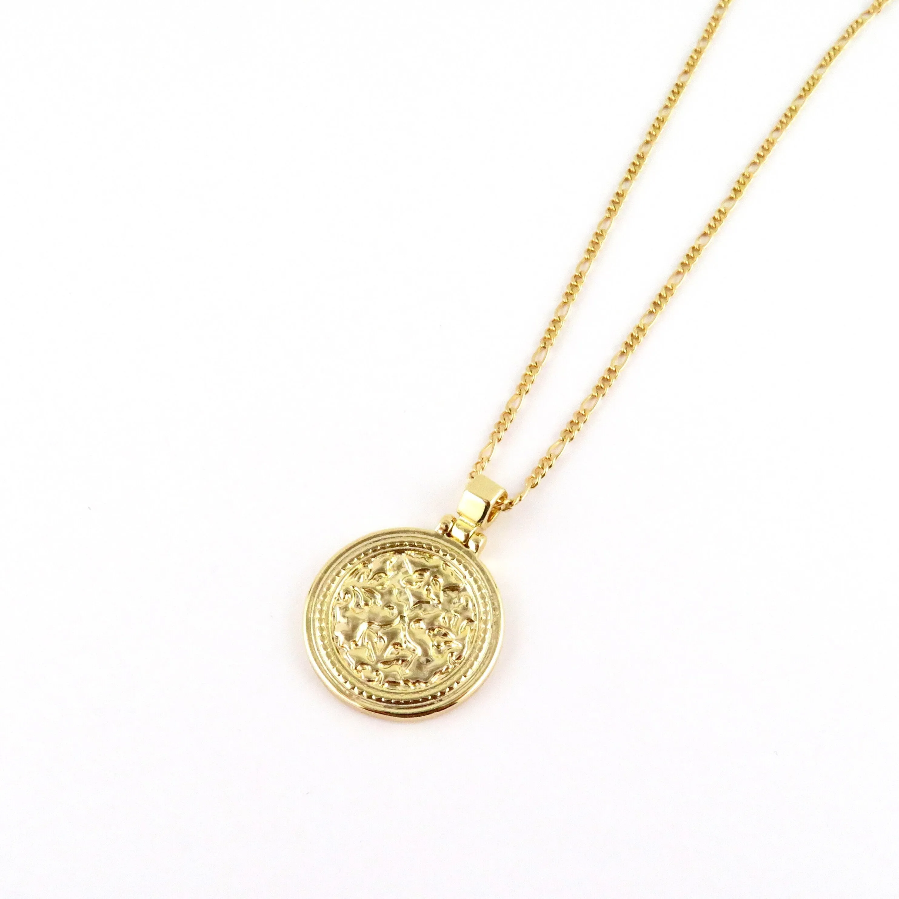 Gold Medallion Necklace