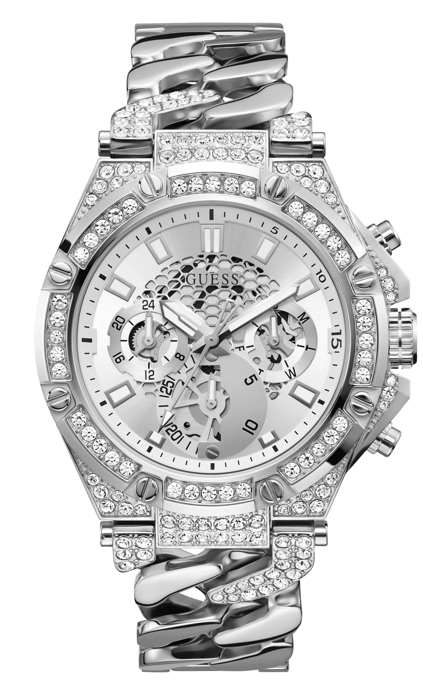 Guess Baron Silver Men's Watch GW0517G1