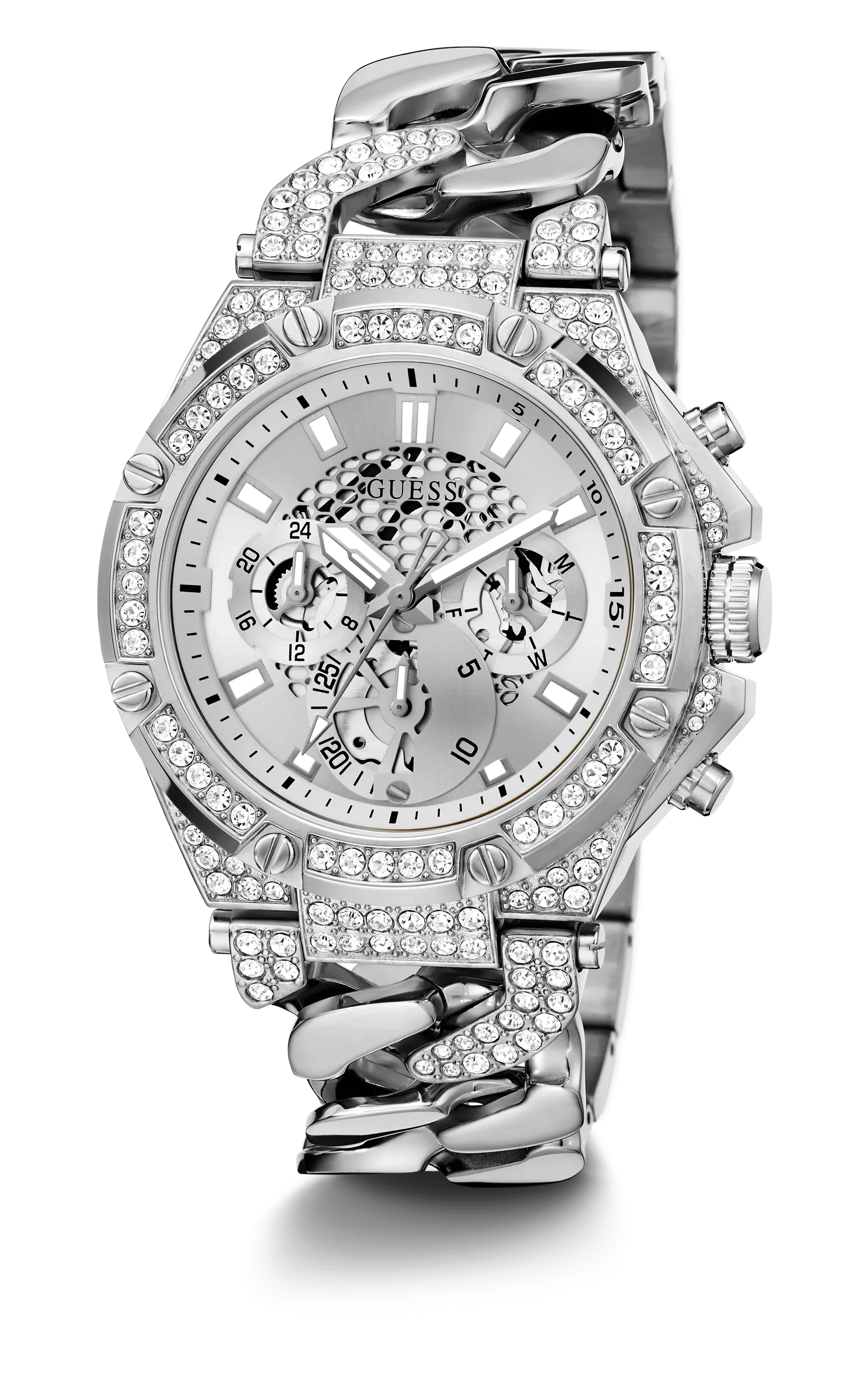 Guess Baron Silver Men's Watch GW0517G1