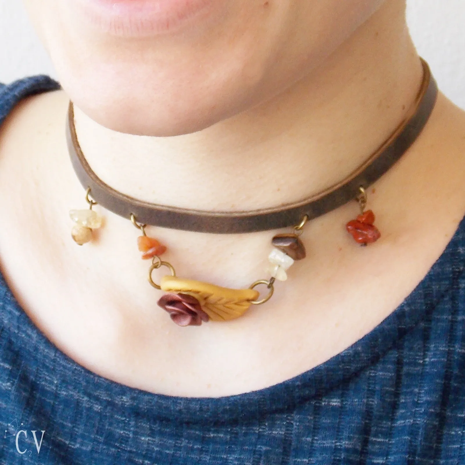 Gypsy Leather Choker