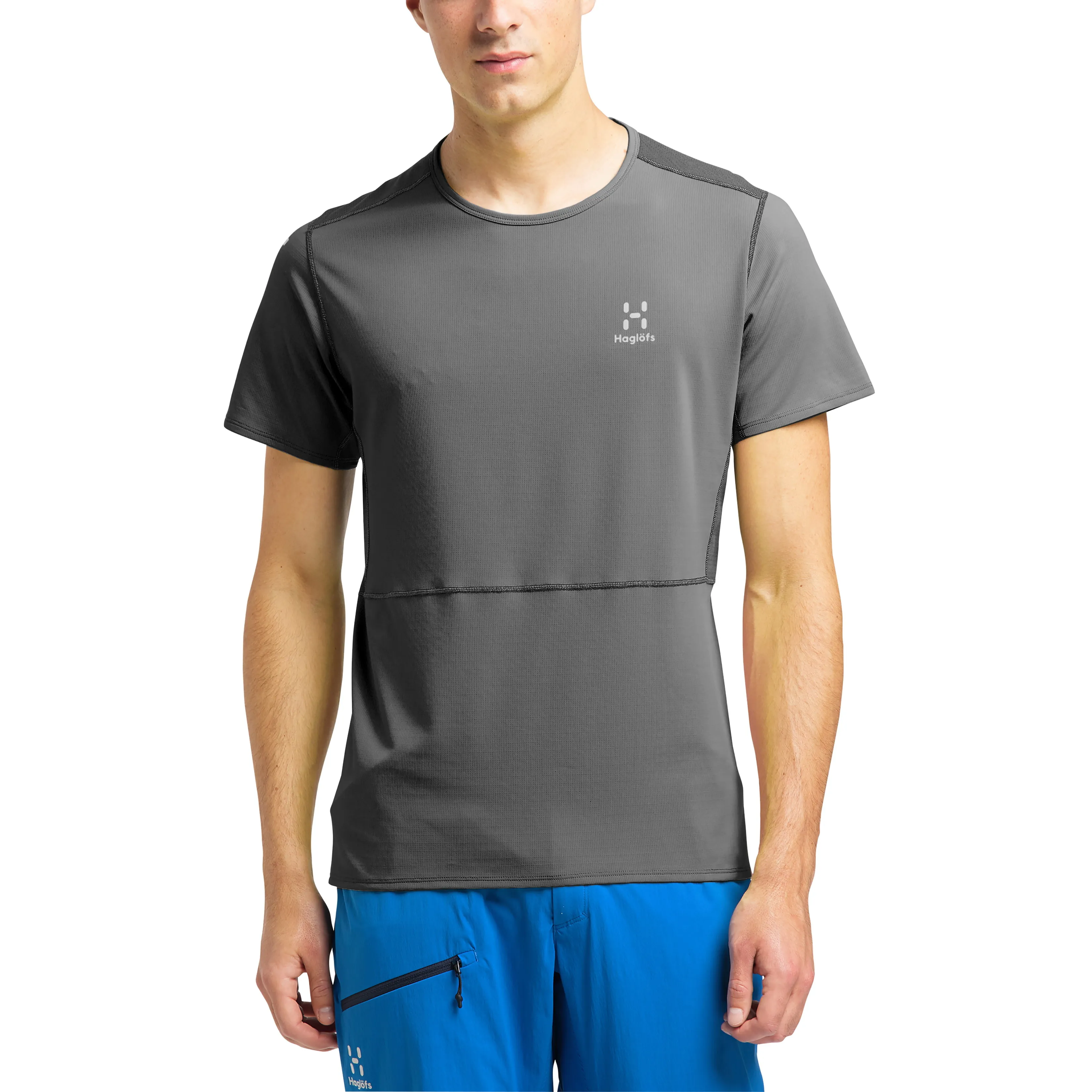 Haglöfs L.I.M Crown Tee Men Magnetite | Buy Haglöfs L.I.M Crown Tee Men Magnetite here | Outnorth