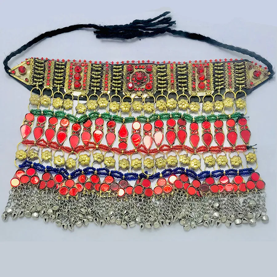 Handmade Vintage Boho Red Choker Necklace