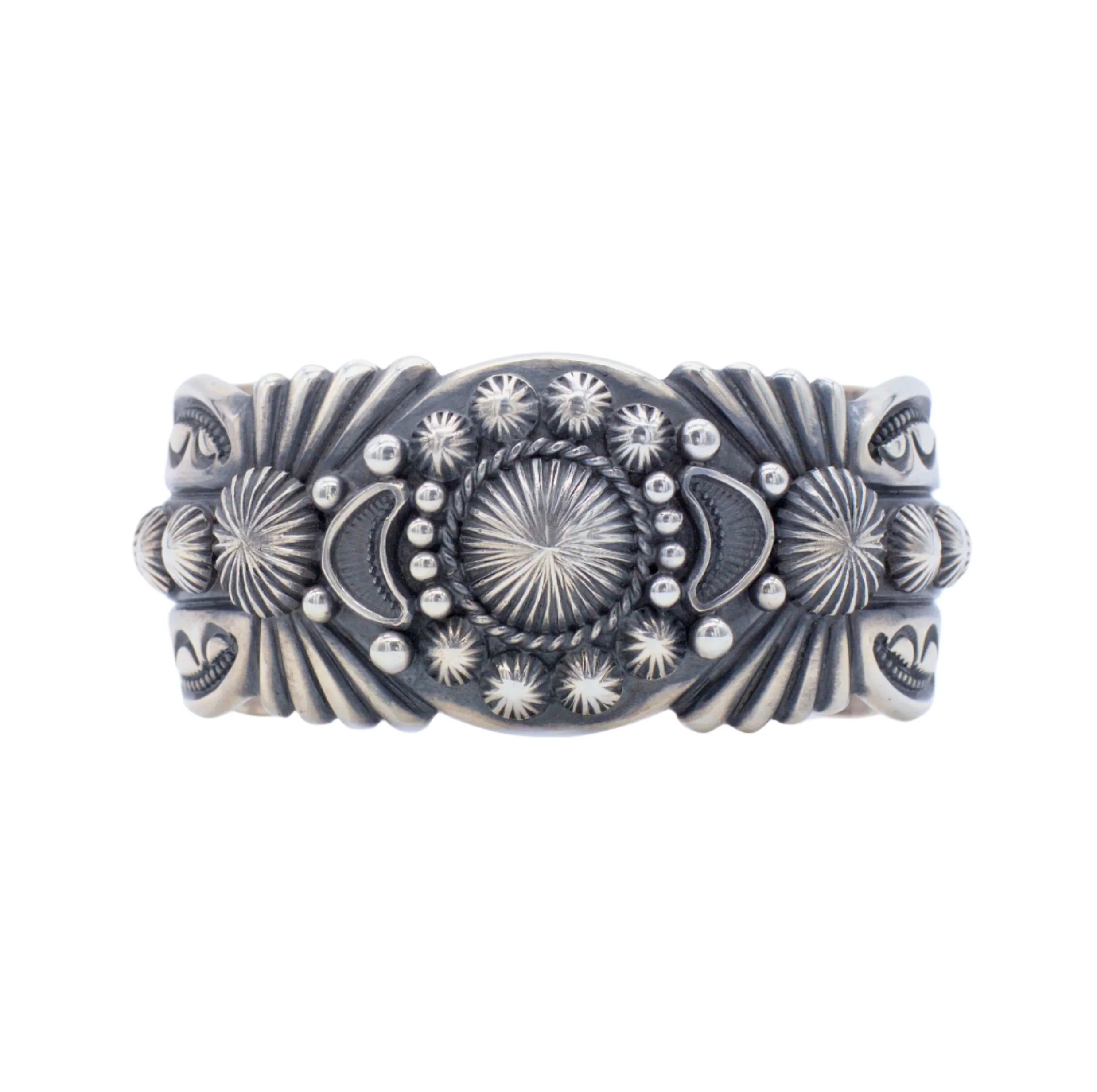 Harry H Begay Handmade Navajo Sterling Silver Bracelet