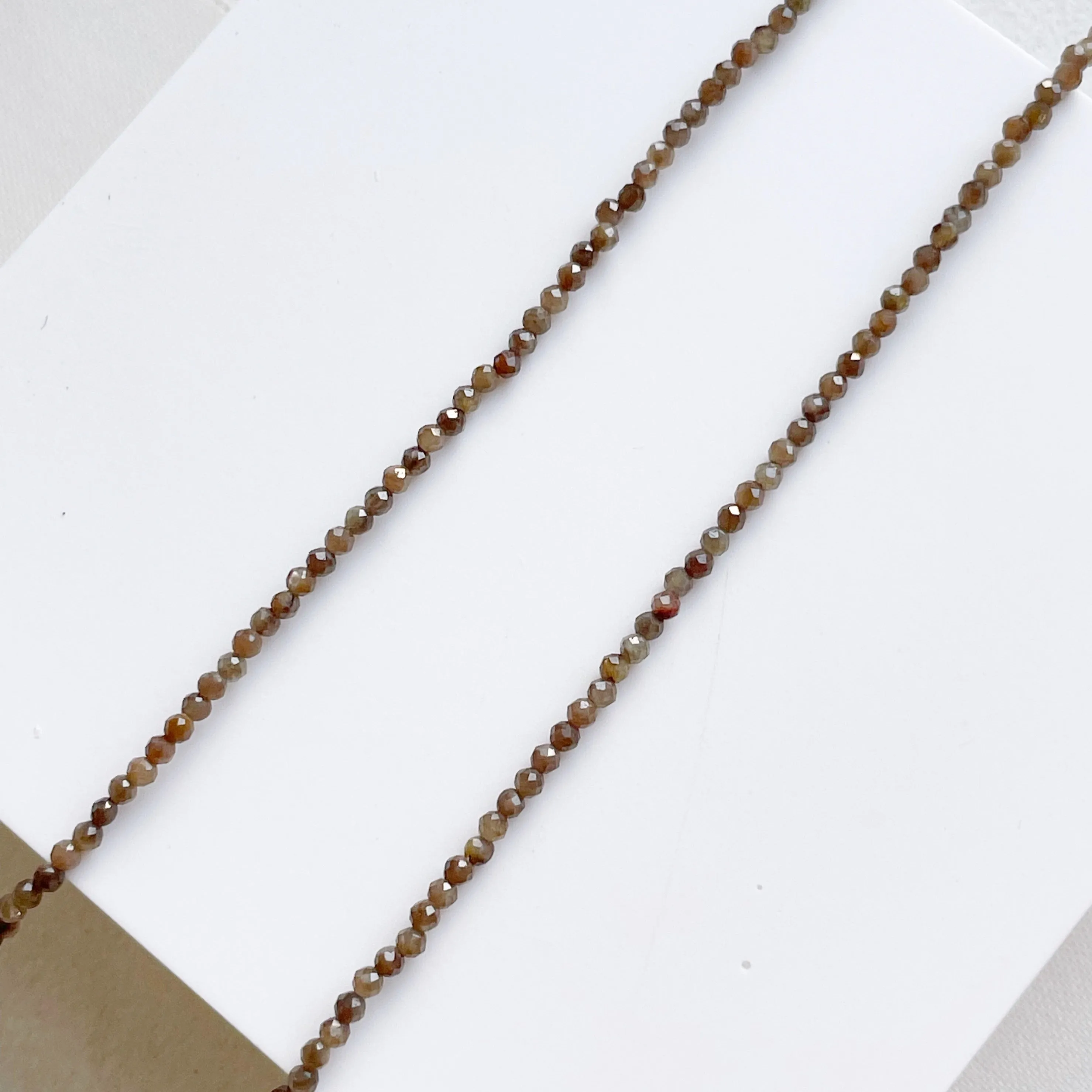 Hazelnut Sapphire Bijou Necklace