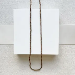 Hazelnut Sapphire Bijou Necklace