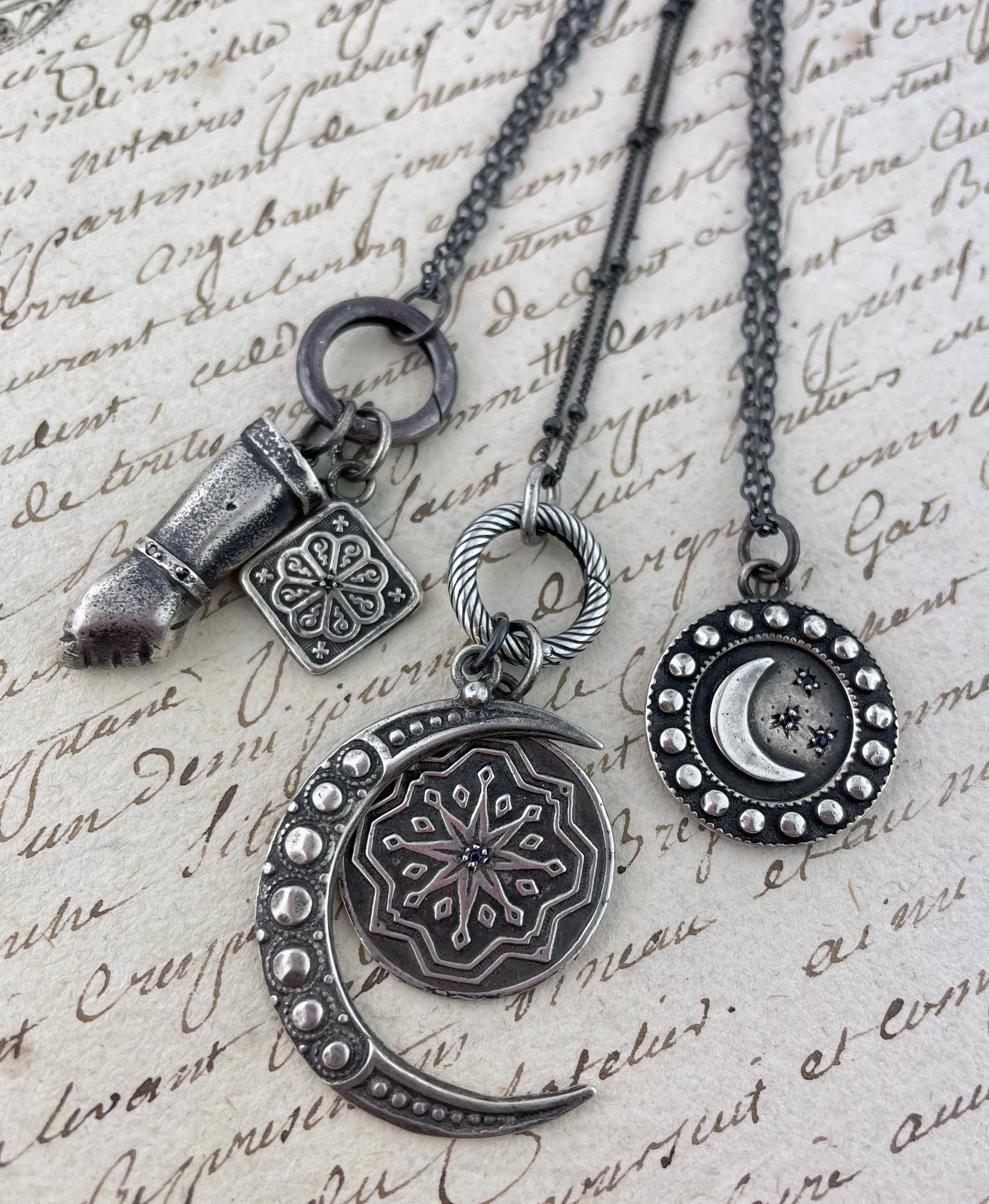 HORIZONS Necklace (Archive edition) - SILVER with White Diamond