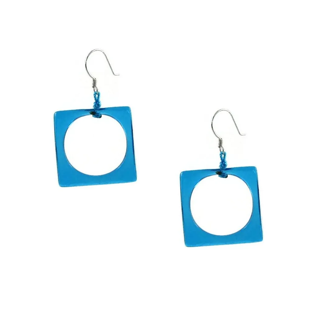 Hoyo Glass Earrings - Purple