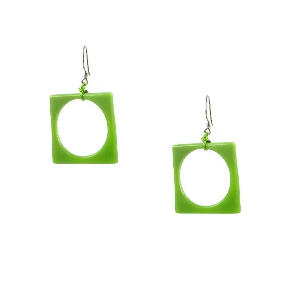 Hoyo Glass Earrings - Purple