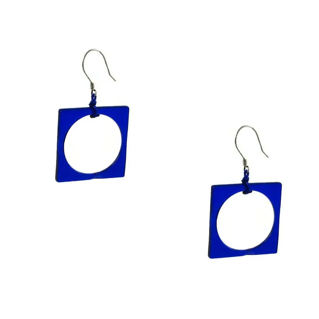 Hoyo Glass Earrings - Purple