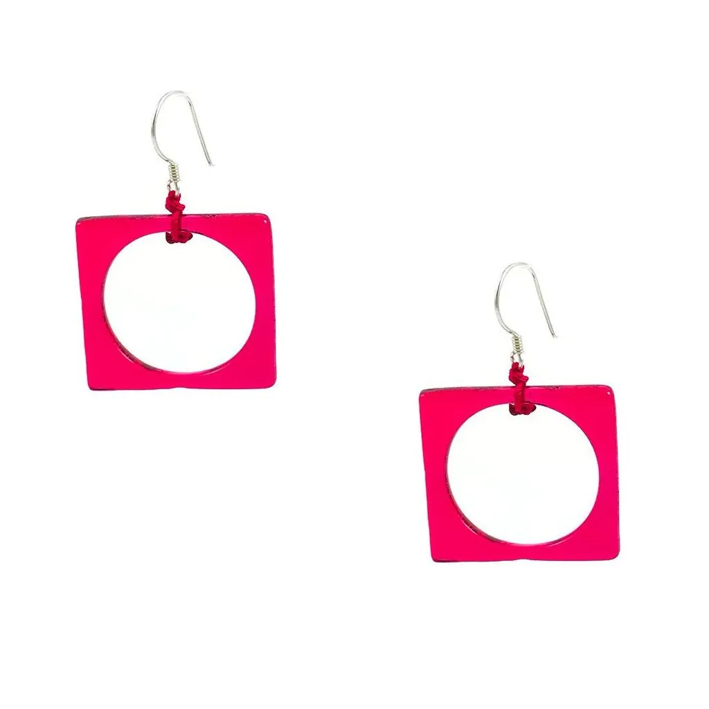 Hoyo Glass Earrings - Purple
