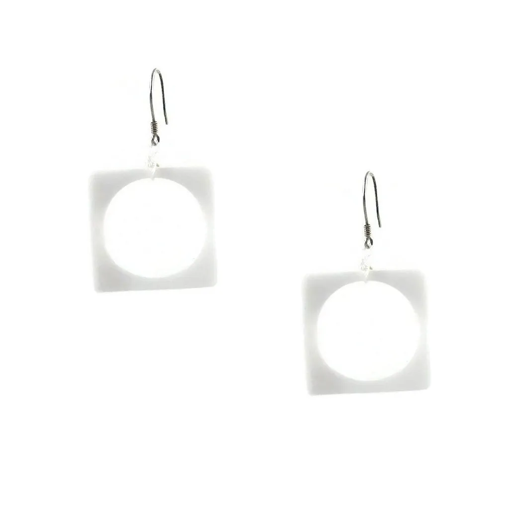 Hoyo Glass Earrings - Purple