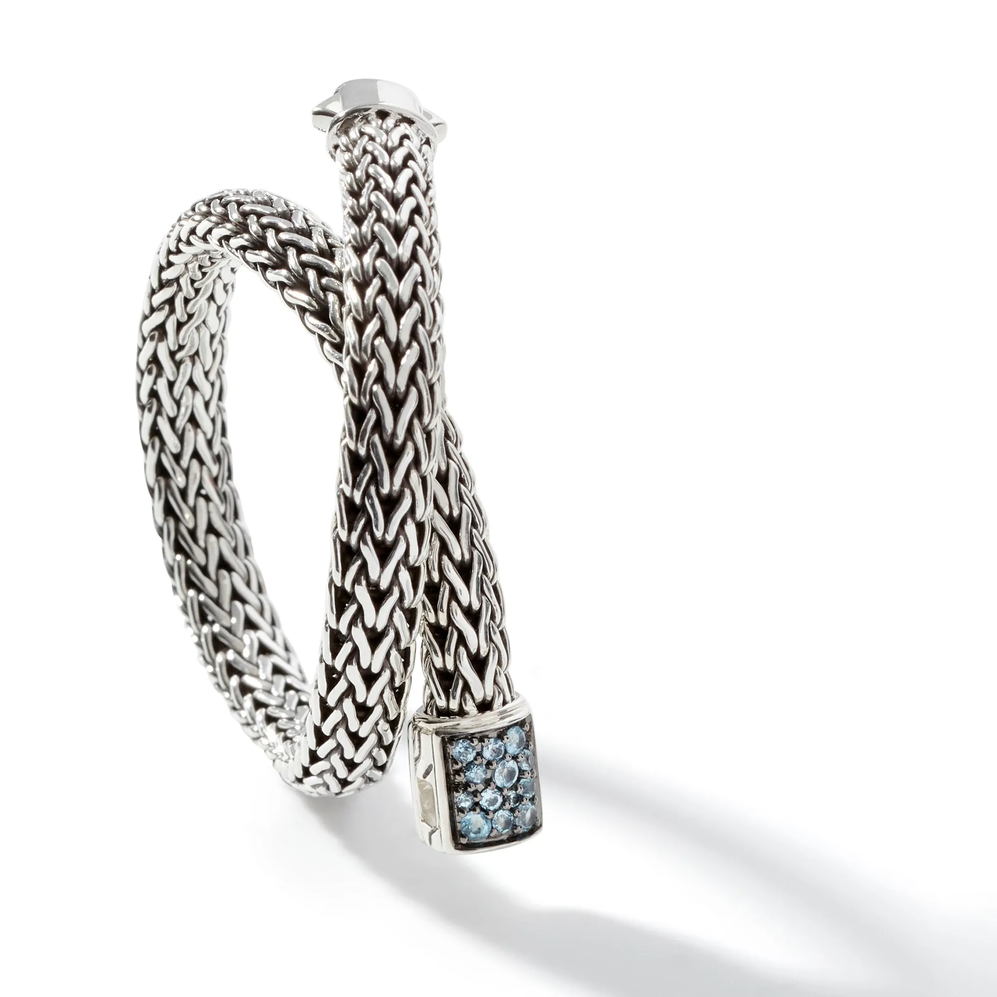 Icon Bracelet, Sterling Silver, Reversible Gemstones, 6.5MM|BBS90422RVBLS2SBT