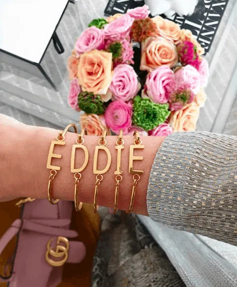 IDENTITY CUFF ARMBAND A-Z mot