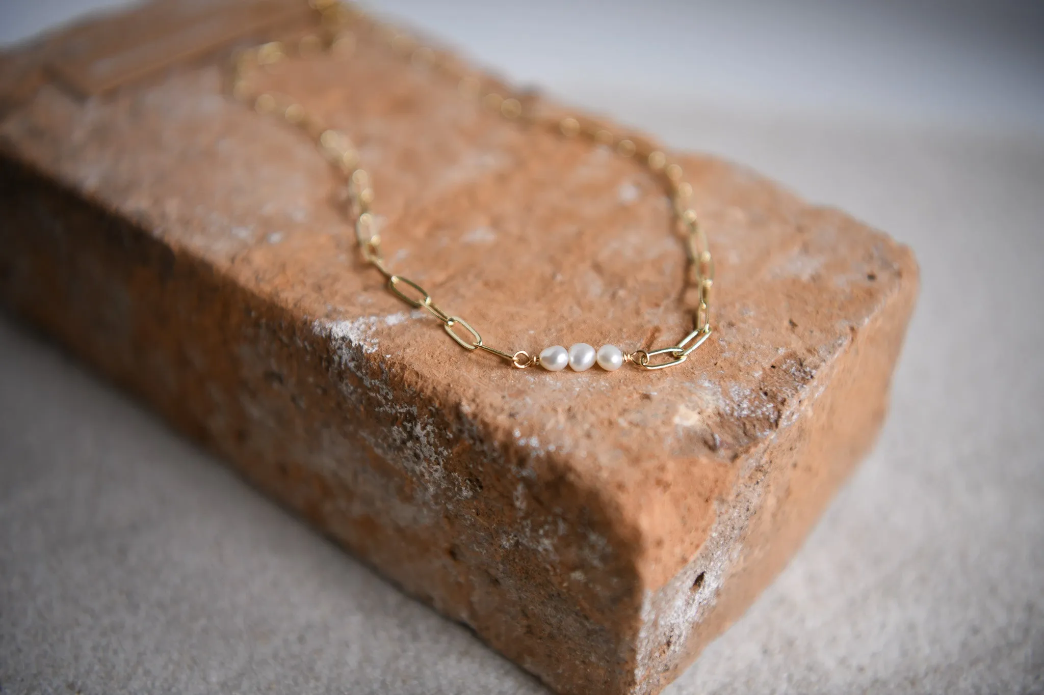 In My Dreams Red Creek Jasper Paperclip Necklace