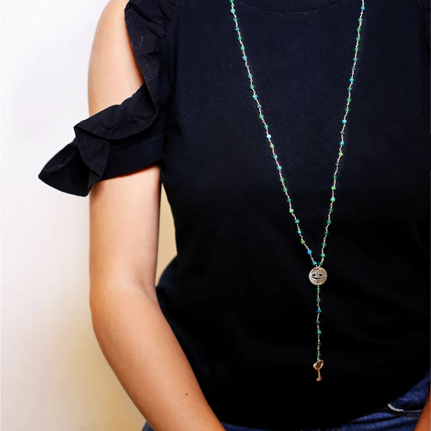 Jaded Rosary Necklace