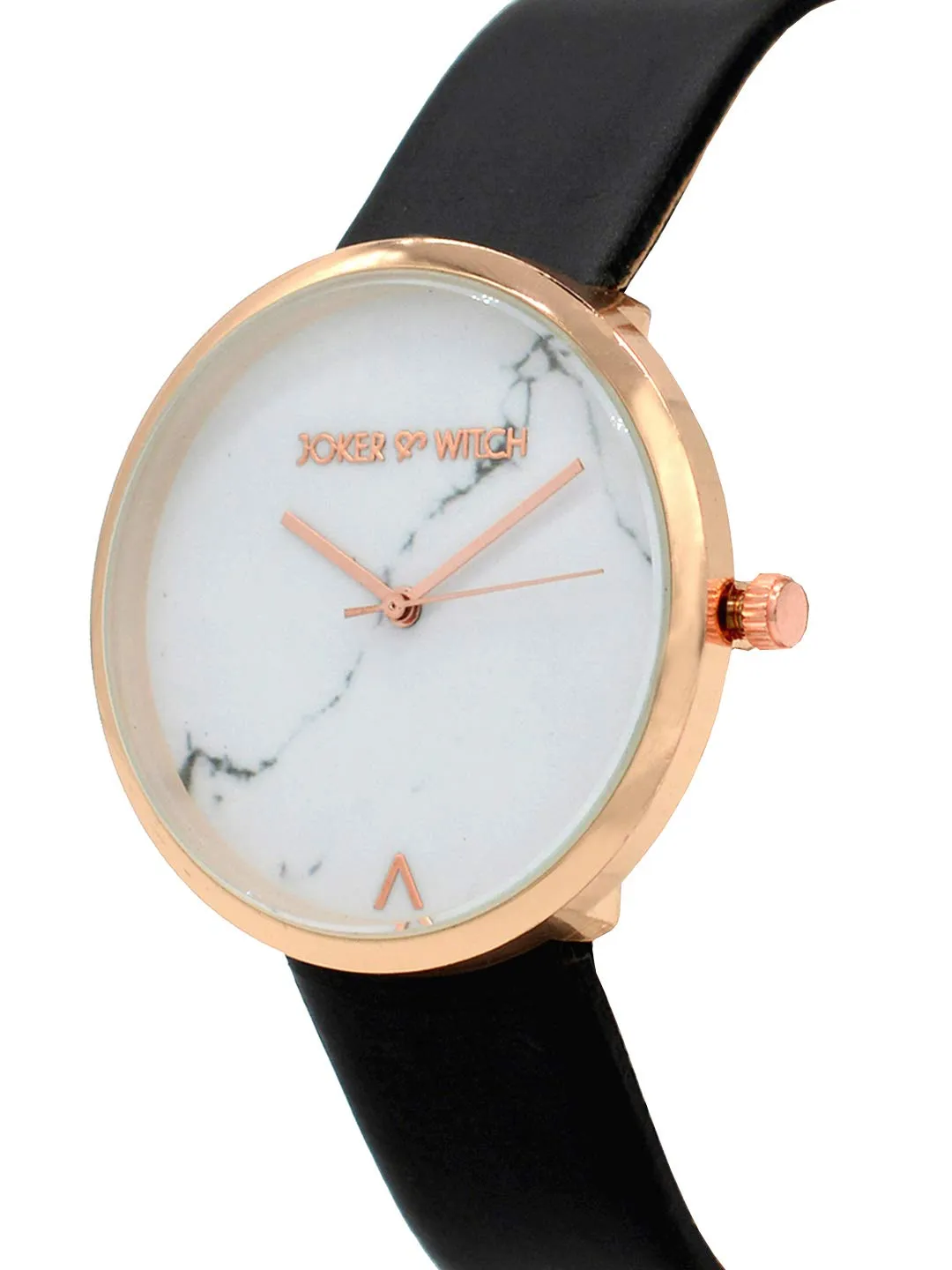 Joker & Witch Hailey Black Marble Dial Watch