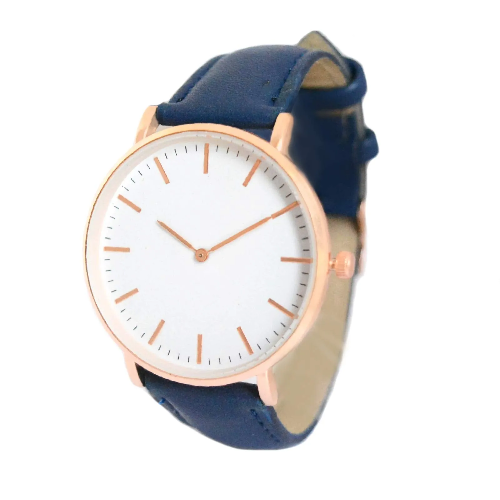 Joker & Witch Stainless Steel Olly & Maddy Couple Analogue Watches, White Dial, Black Band