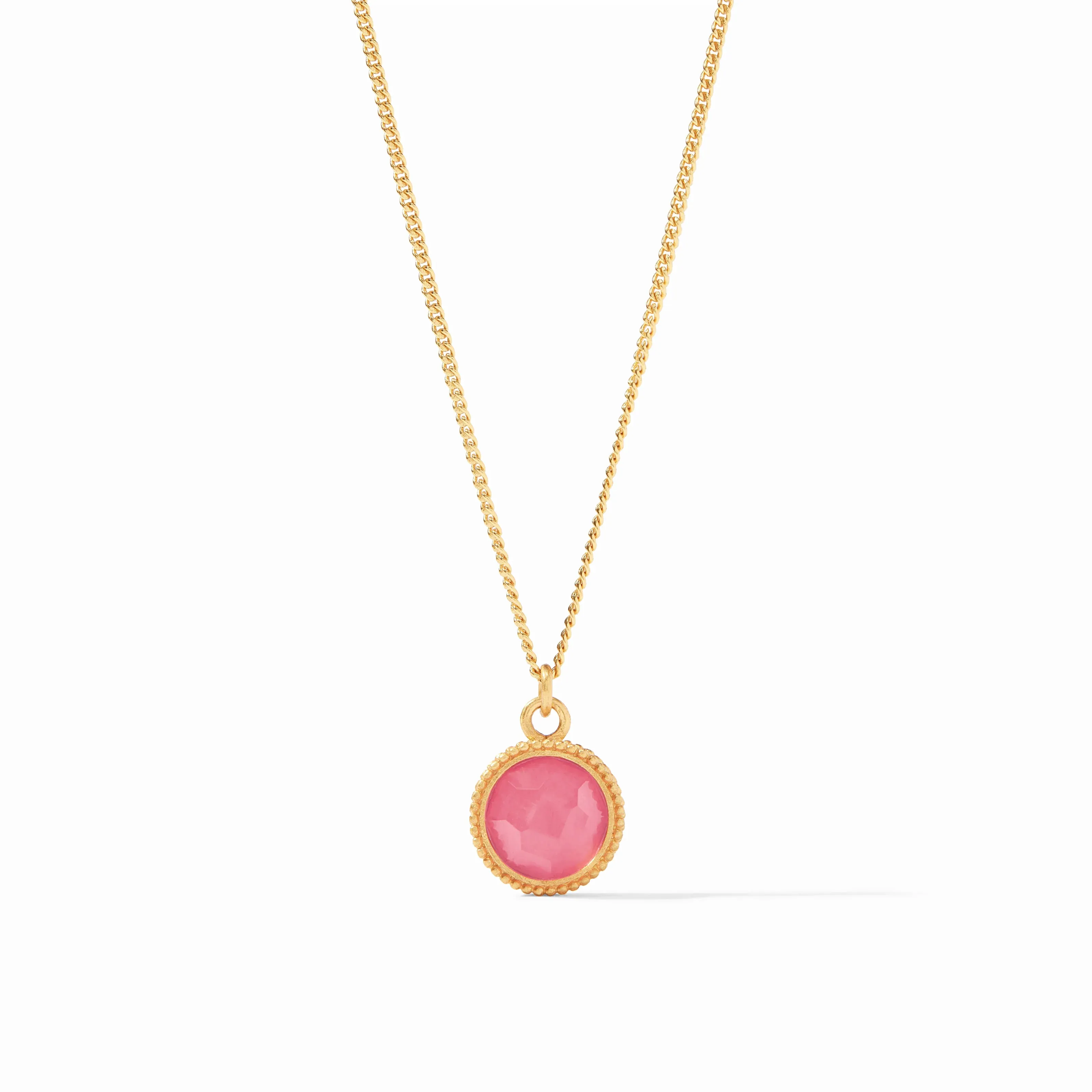 Julie Vos Fleur-de-Lis Solitaire Necklace