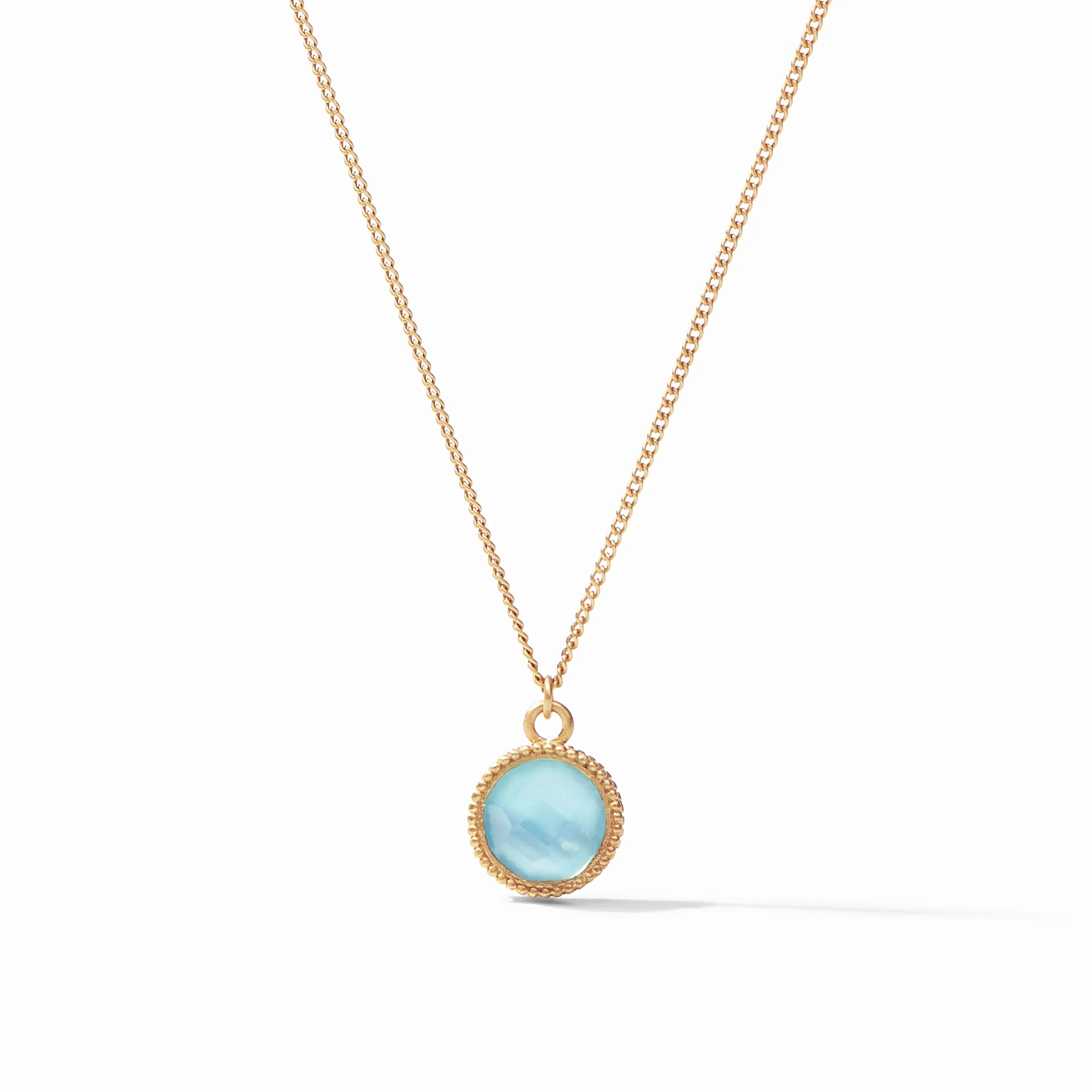Julie Vos Fleur-de-Lis Solitaire Necklace