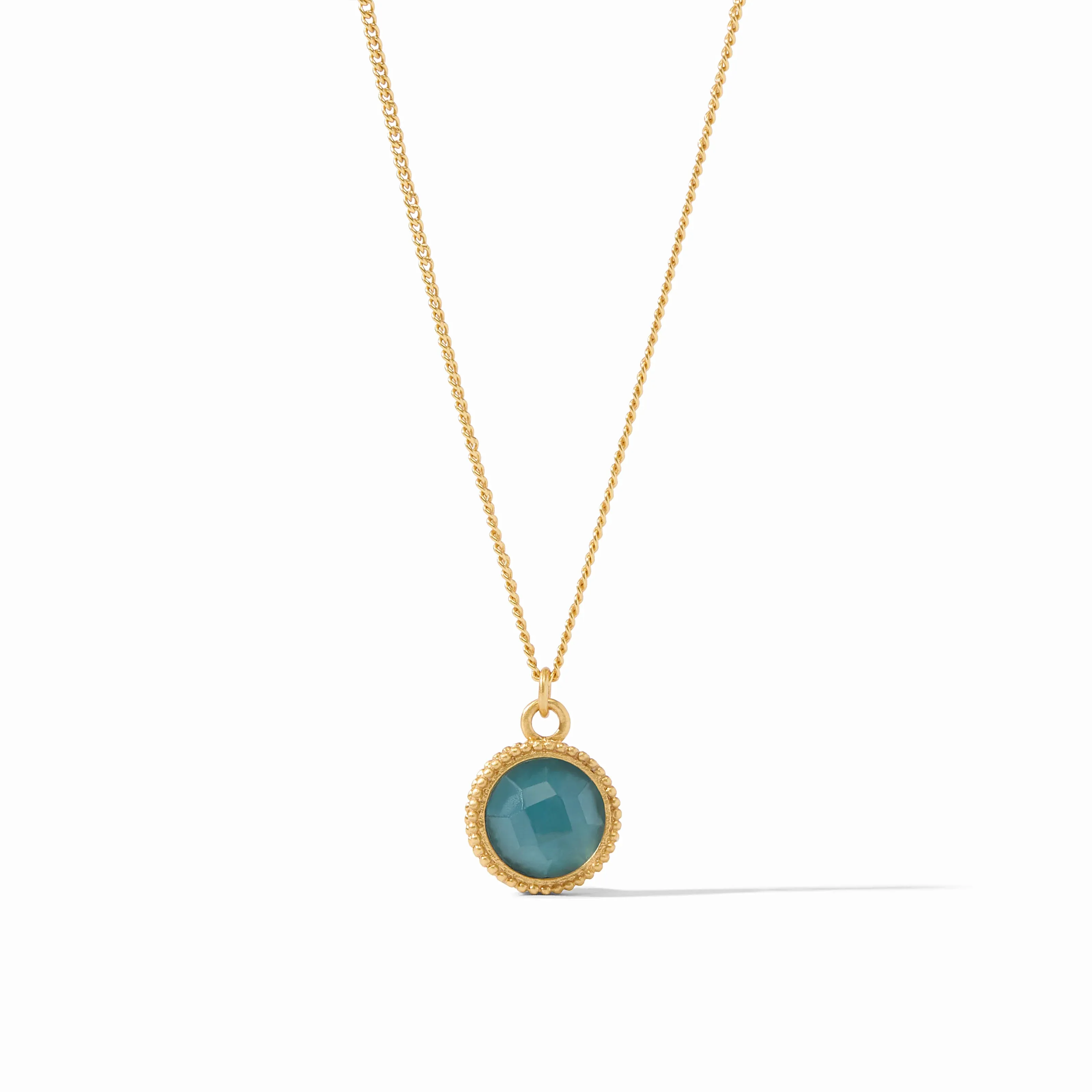 Julie Vos Fleur-de-Lis Solitaire Necklace