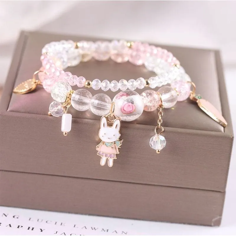 Kawaii Anime Melo Kuro Crystal Bracelet