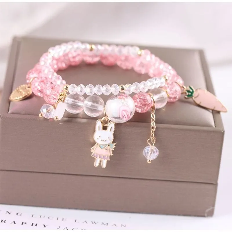 Kawaii Anime Melo Kuro Crystal Bracelet