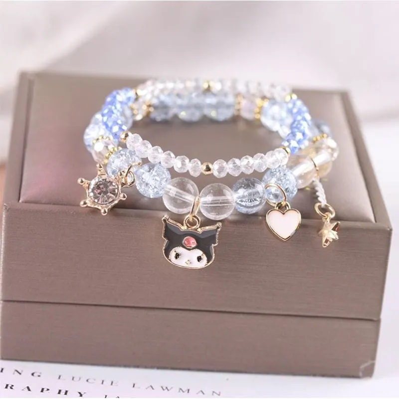 Kawaii Anime Melo Kuro Crystal Bracelet