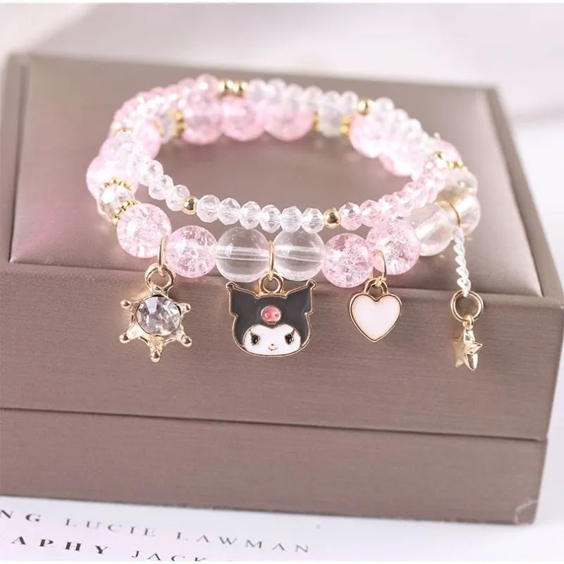 Kawaii Anime Melo Kuro Crystal Bracelet