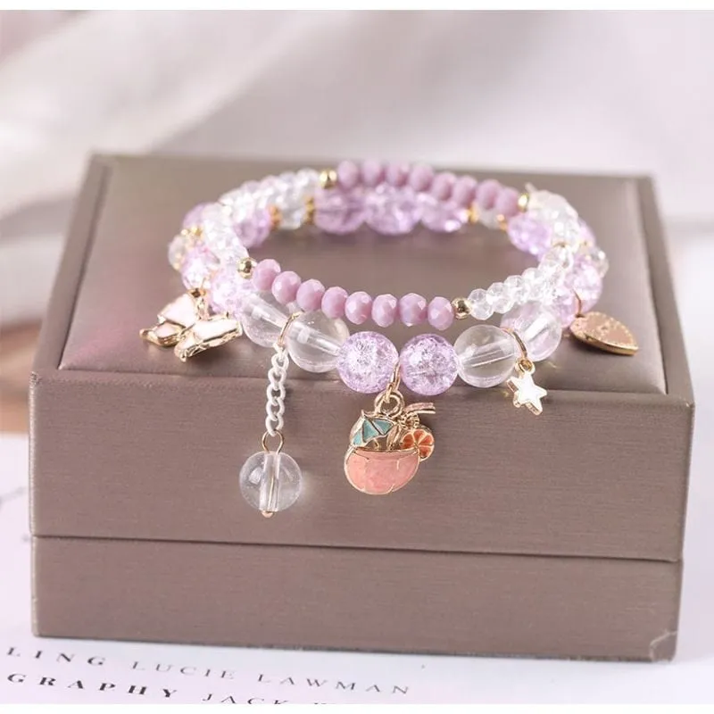 Kawaii Anime Melo Kuro Crystal Bracelet