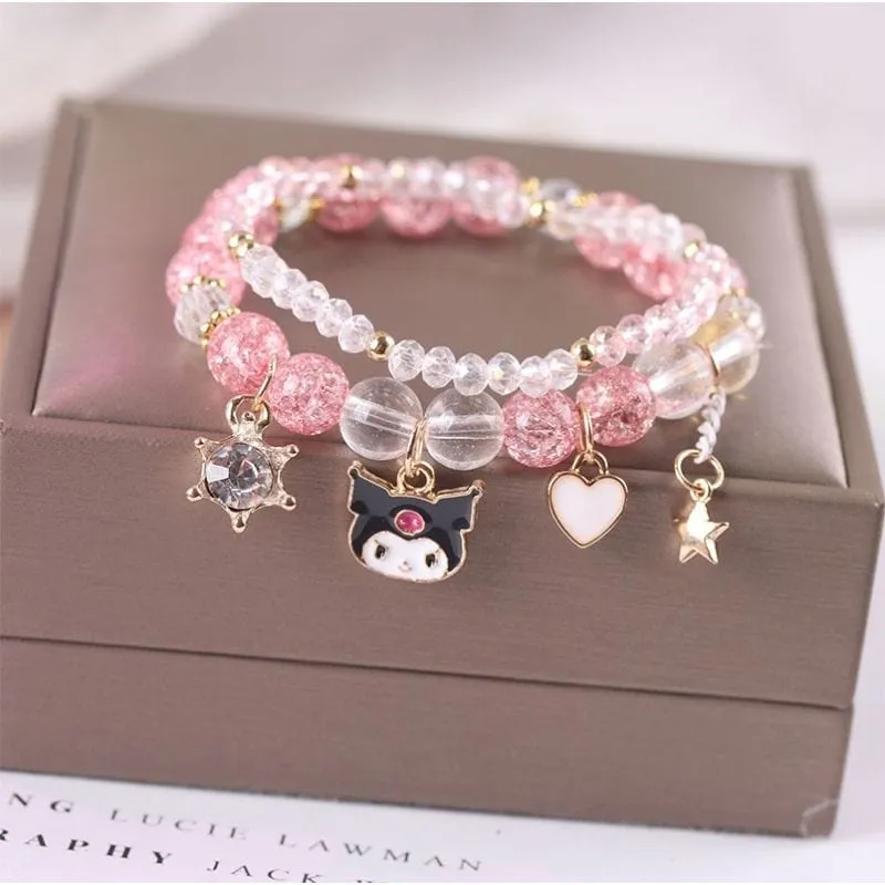 Kawaii Anime Melo Kuro Crystal Bracelet