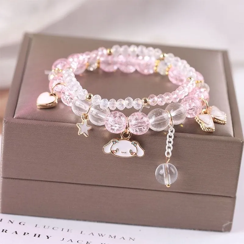 Kawaii Anime Melo Kuro Crystal Bracelet
