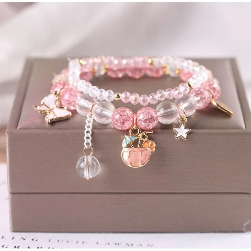 Kawaii Anime Melo Kuro Crystal Bracelet