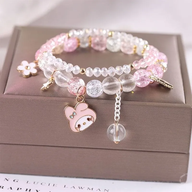 Kawaii Anime Melo Kuro Crystal Bracelet