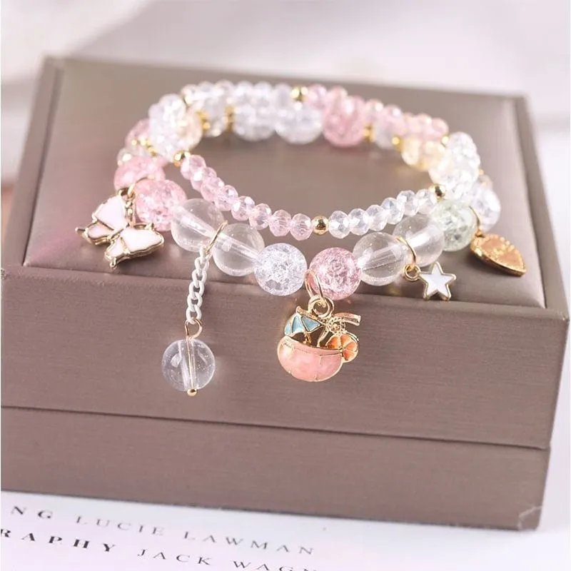 Kawaii Anime Melo Kuro Crystal Bracelet