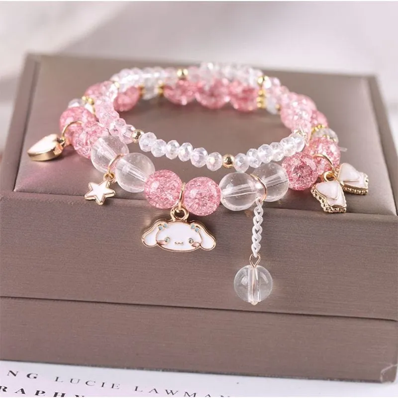 Kawaii Anime Melo Kuro Crystal Bracelet