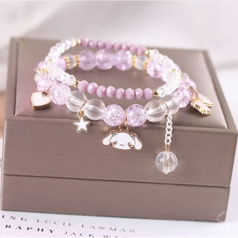 Kawaii Anime Melo Kuro Crystal Bracelet