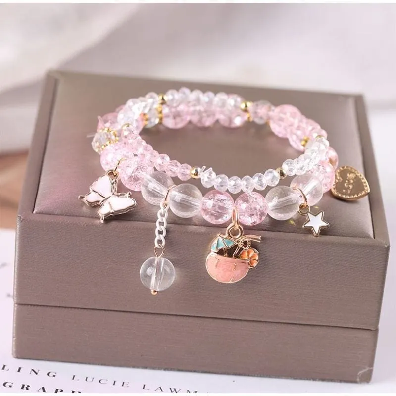 Kawaii Anime Melo Kuro Crystal Bracelet