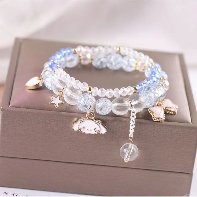 Kawaii Anime Melo Kuro Crystal Bracelet